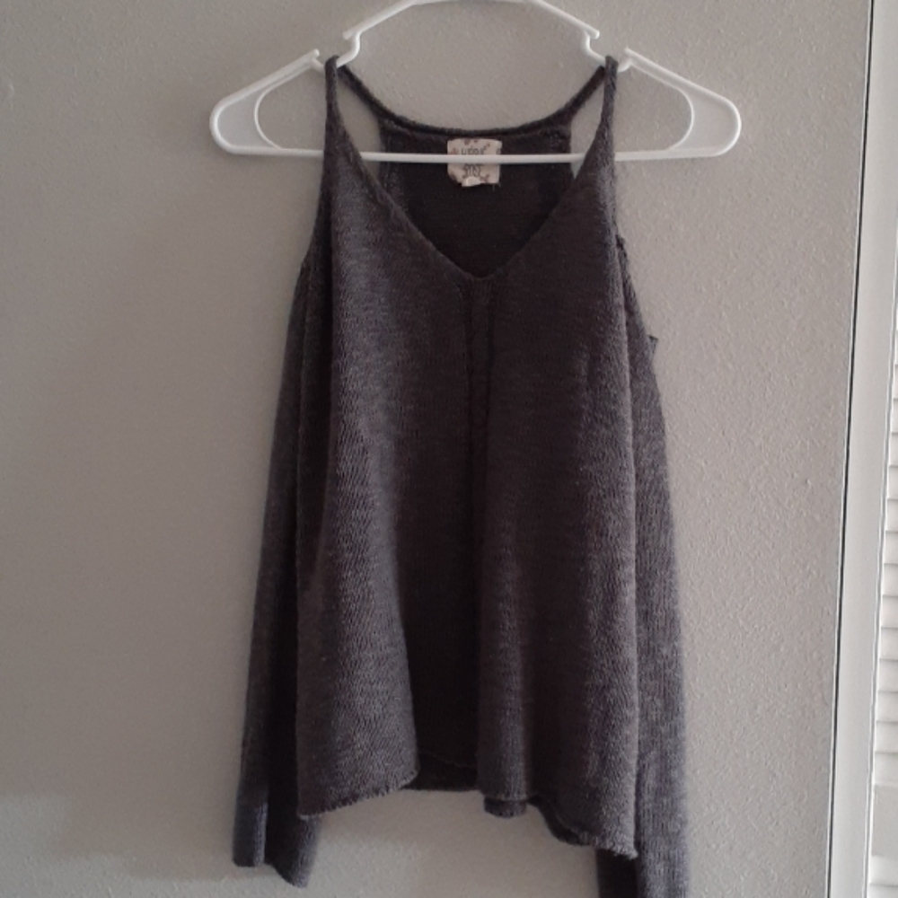 Off the shoulder knit top